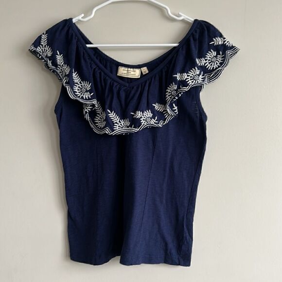 Anthropologie Moulinette Soeur Julieta Ruffled Top - Picture 4 of 7
